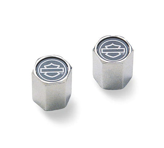 Harley-Davidson® Outlined Bar & Shield ABS Valve Stem Caps