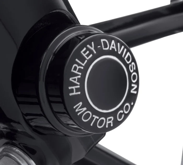 Harley-Davidson® Motor Co. Front Axle Nut Covers - Black