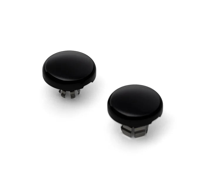 Harley-Davidson® Gloss Black Front Axle Nut Covers