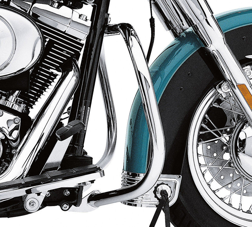 Harley-Davidson® Chrome Front Engine Guard Kit - Fits '00-'17 FX Softail® models