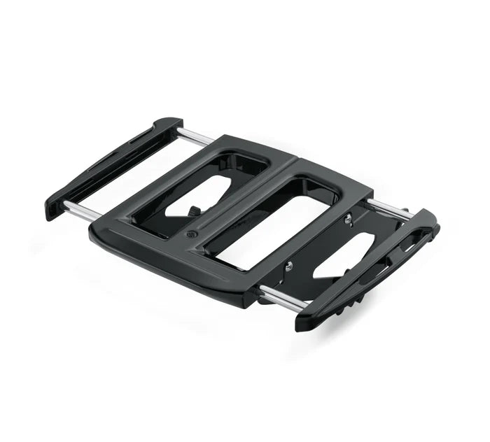 Harley-Davidson® Adjustable Two-Up Gloss Black Luggage Rack