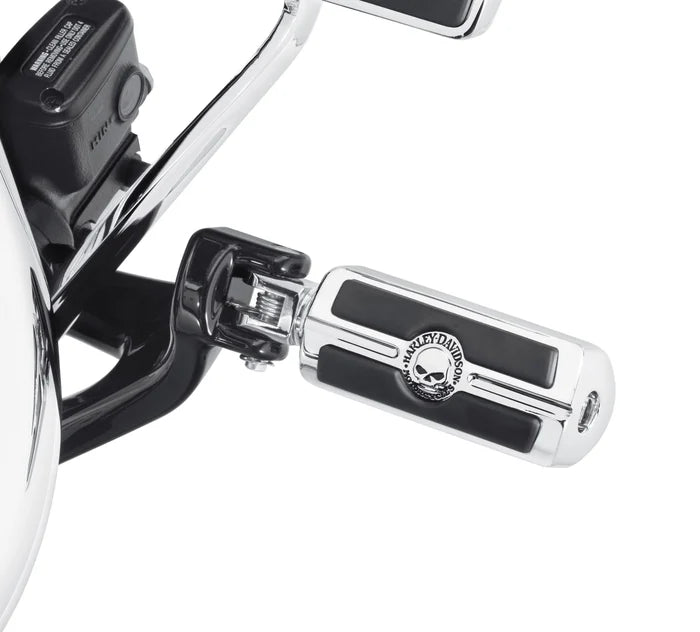 Harley-Davidson® Willie G Skull Rider Footpegs - Chrome