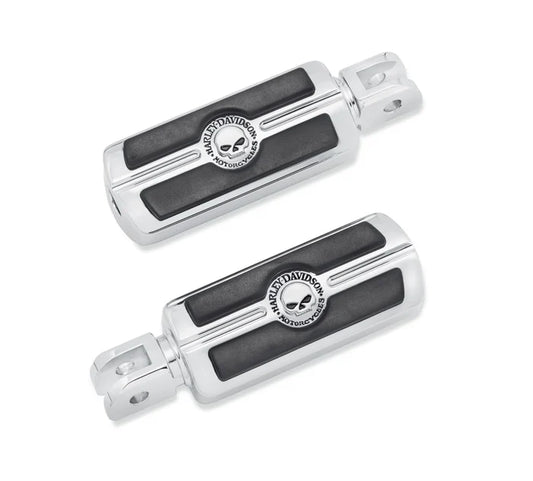 Harley-Davidson® Willie G Skull Rider Footpegs - Chrome