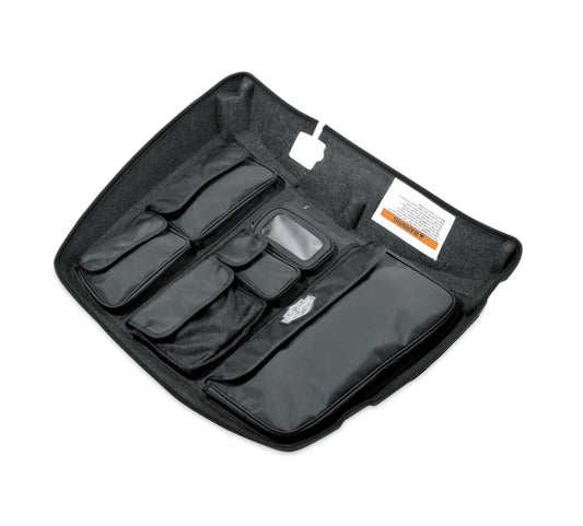 Harley-Davidson® Tour-Pak Lid Fitted Lining with Organizer - Gray