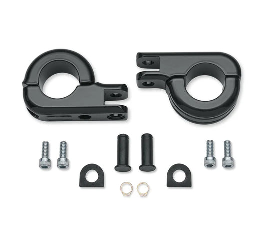 Harley-Davidson® Billet Engine Guard Footpeg Mounting Kit - Black