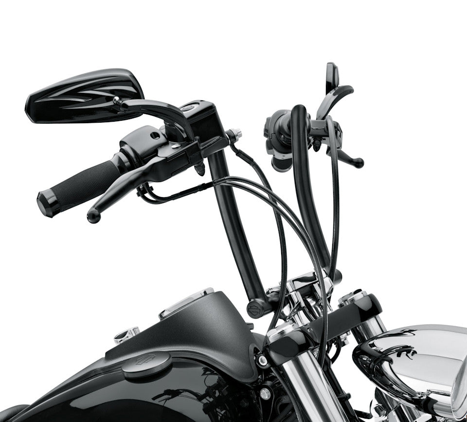 Harley-Davidson® Chizeled Satin Black Handlebar