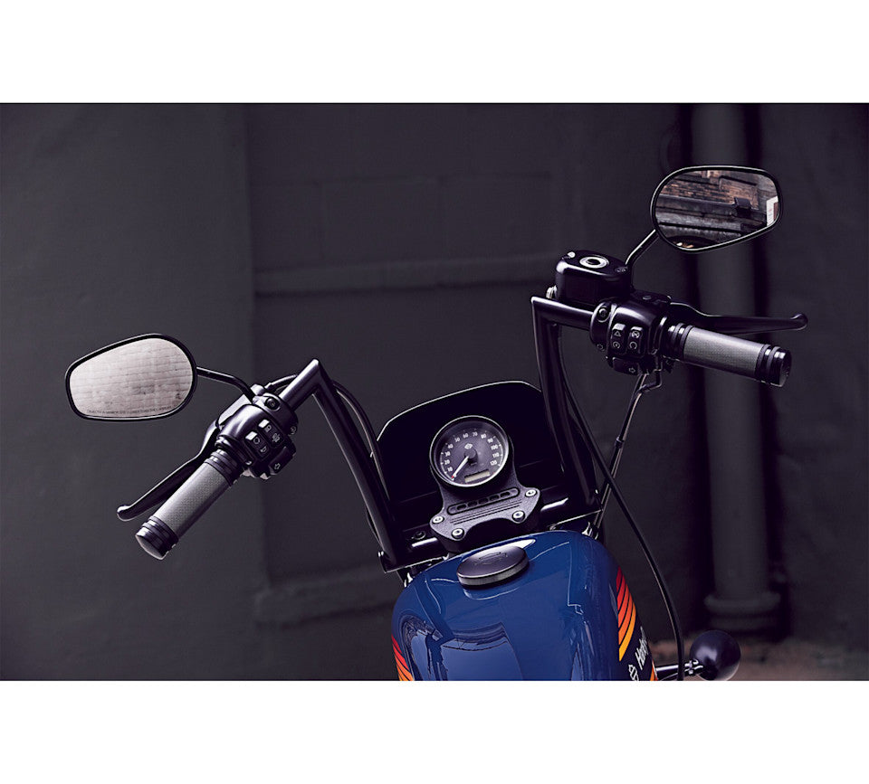 Harley-Davidson® Chizeled Satin Black Handlebar