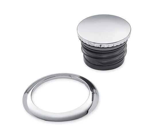 Harley-Davidson® Flush-Mount Fuel Cap - Chrome