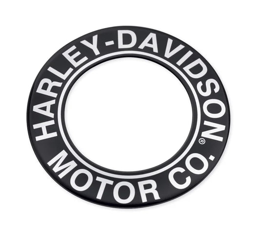 Harley-Davidson® Motor Co. Script Fuel Cap Medallion