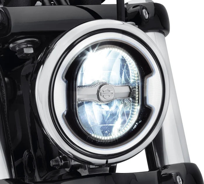 Harley-Davidson® 5-3/4 in. Daymaker Signature Reflector LED Headlamp - Black