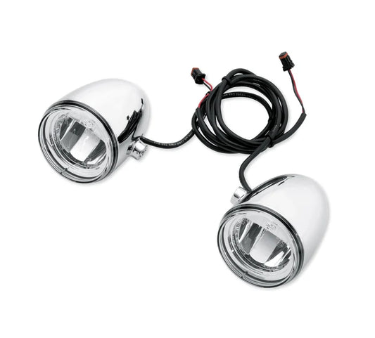 Harley-Davidson® Daymaker Reflector LED Fog Lamps - Chrome Housing
