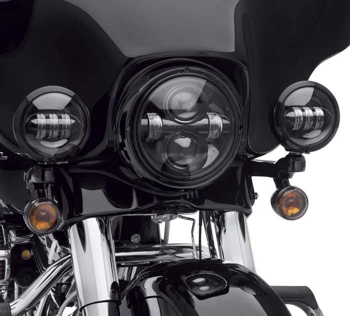 Harley-Davidson® 4 in. Daymaker Projector LED Auxiliary Lamps - Black