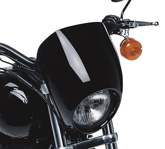 Harley-Davidson® Color-Matched Headlamp Visor - Vivid Black