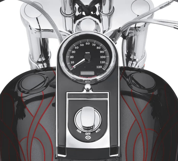 Harley-Davidson® Flush-Mount Fuel Cap and Gauge Kit - Black