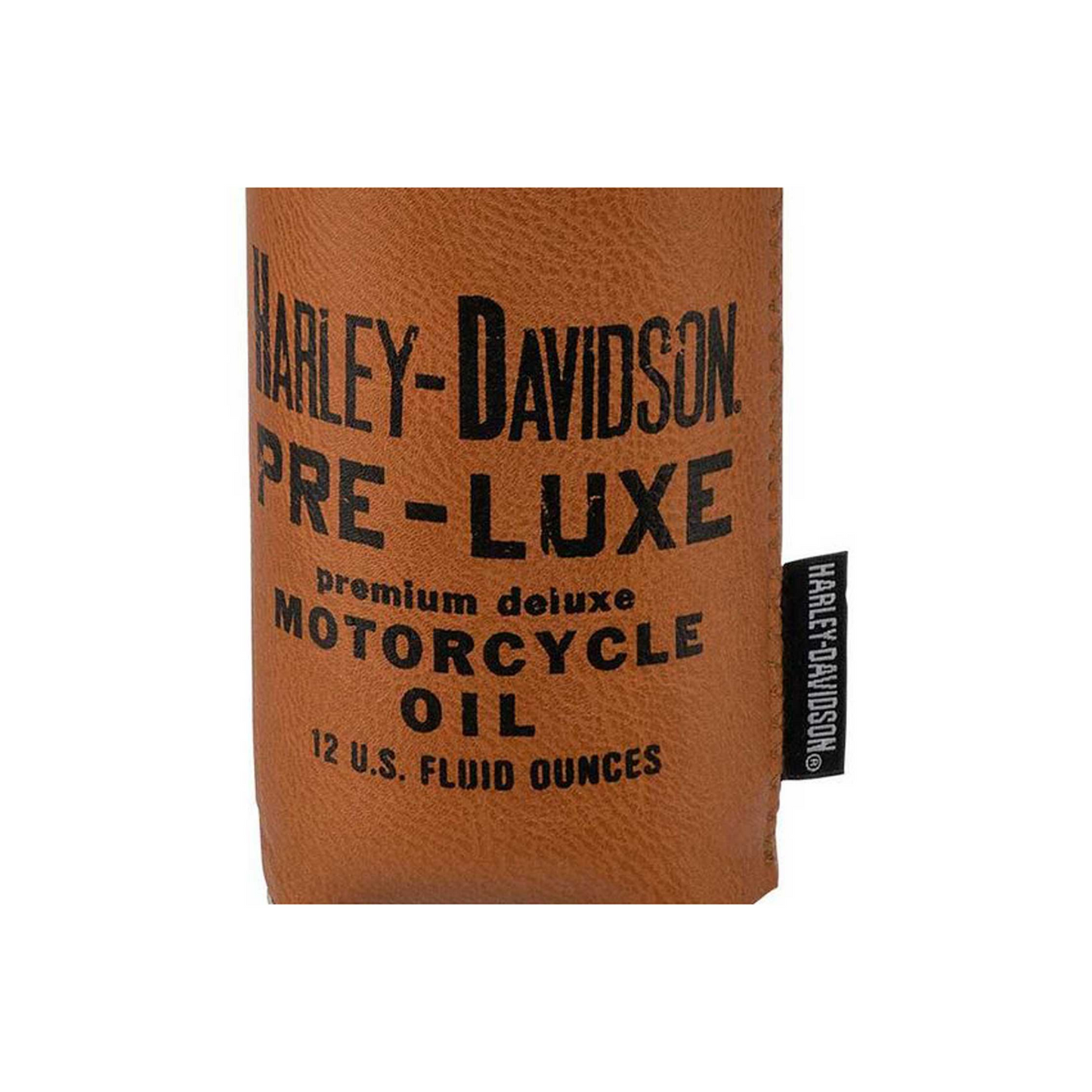 Harley-Davidson® Pre-Luxe Leatherette Can Cooler