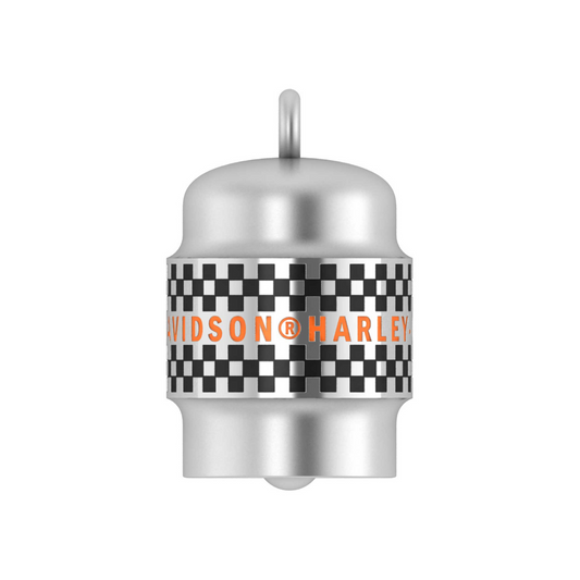Harley-Davidson® Racing Checkered H-D Script Motorcycle Ride Bell