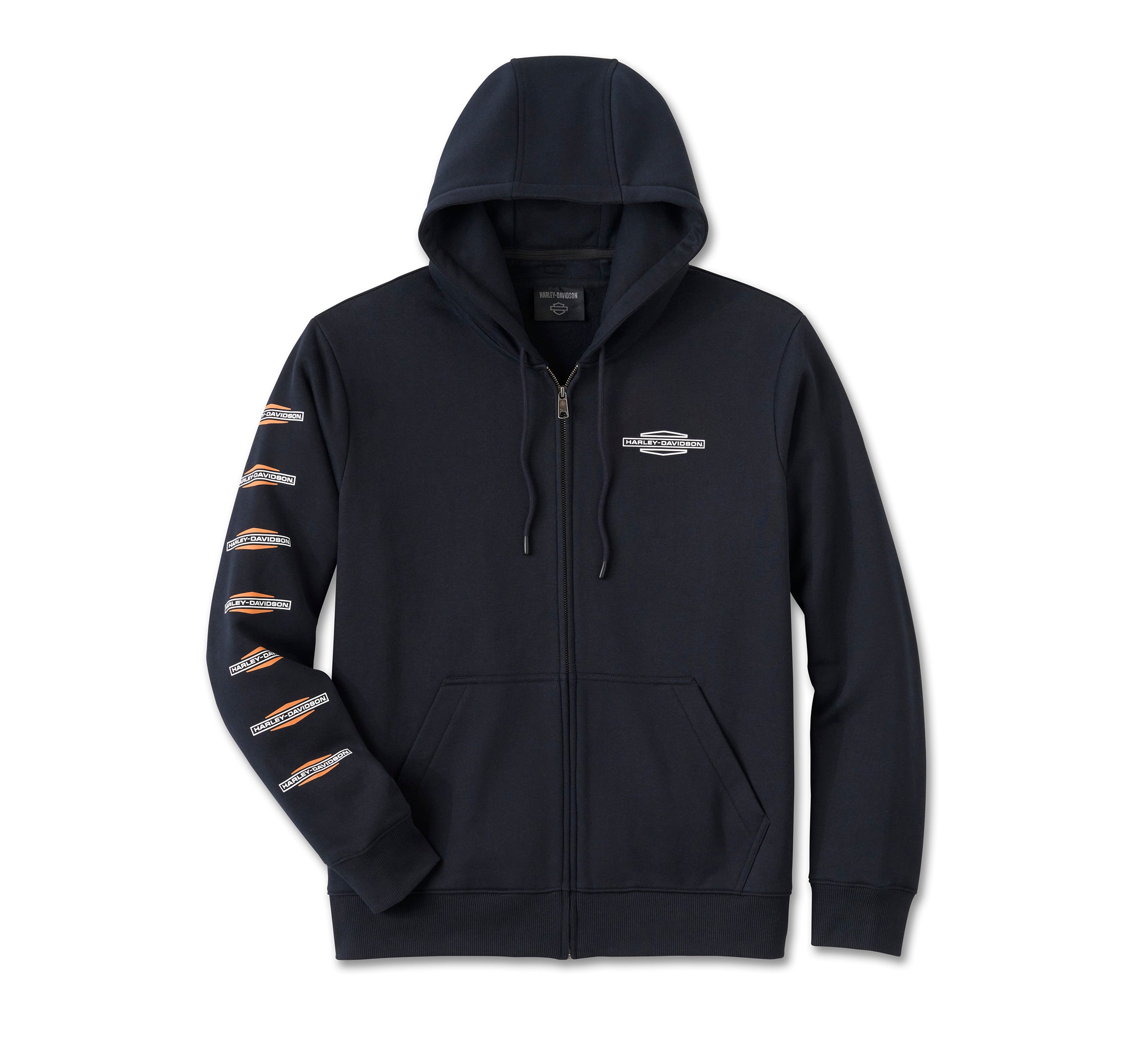 Felpa Con Cappuccio Uomo Harley-Davidson Heritage, Nera, Taglia 2XL, Cotone