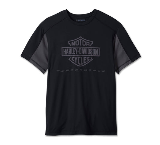 Harley-Davidson® Men's Factory Performance Tee - Black Beauty