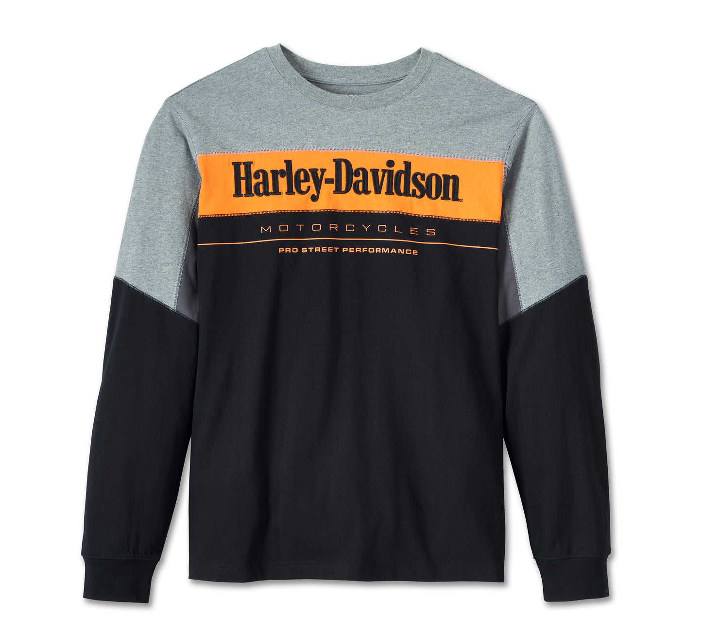 Harley-Davidson® Men's Pro Racing Jersey - Colorblock - Grey Heather