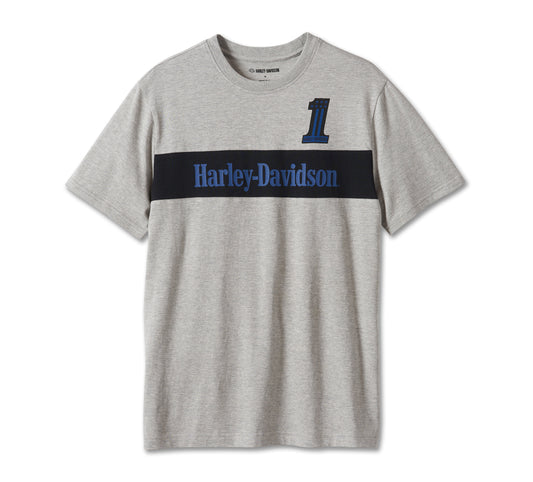 Harley-Davidson® Men's #1 Enduro Tee - Charcoal Grey Heather