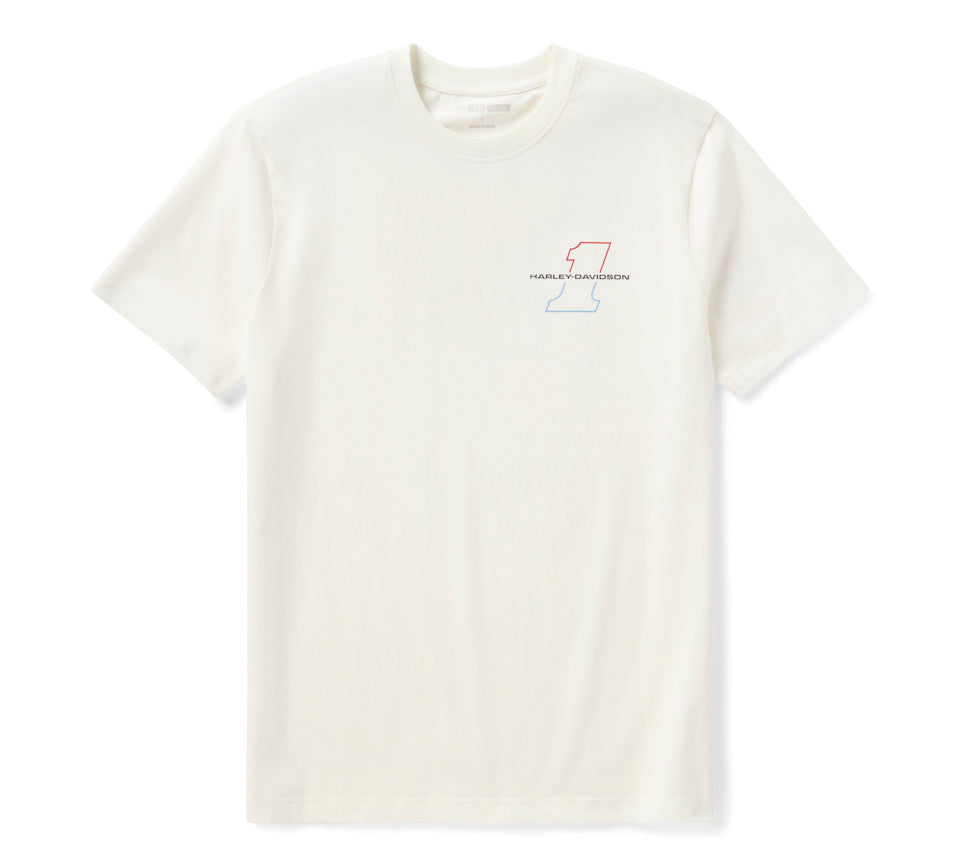 Harley-Davidson® Men's Liberty Eagle Tee - Cloud Dancer