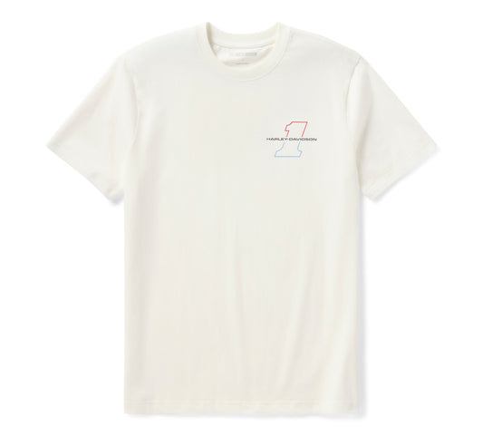 Harley-Davidson® Men's Liberty Eagle Tee - Cloud Dancer