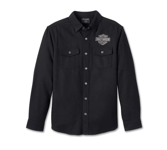 Harley-Davidson® Men's Shadow Shirt - Black Beauty