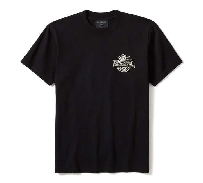 Harley-Davidson® Fast Willie Short Sleeve Tee - True Black