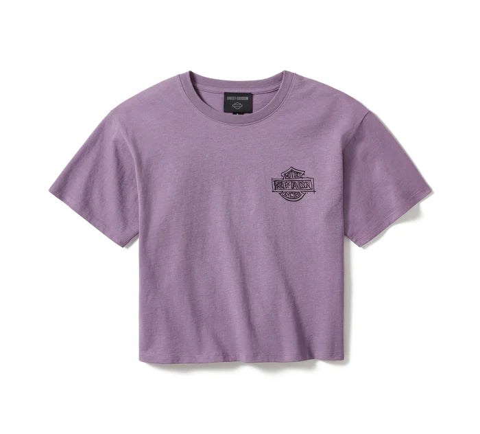 Harley-Davidson® Women's Fast Willie Boxy Tee - Jam