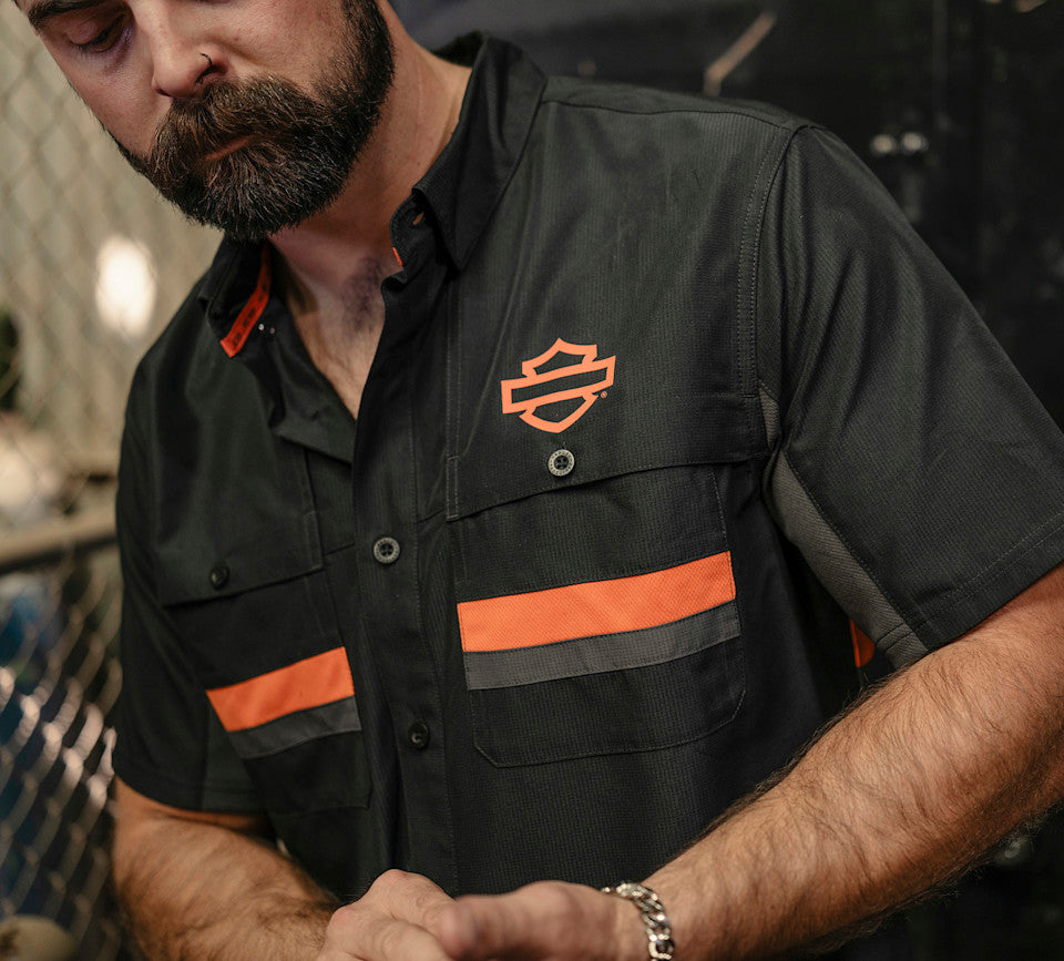 Harley-Davidson® Men's H-D TECH Vented Short Sleeve Shirt
