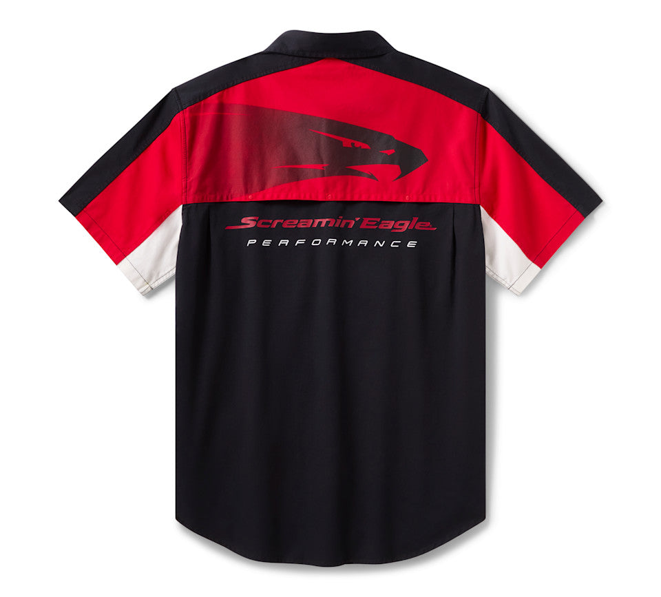 Harley-Davidson® Men's Screamin' Eagle Vented Short Sleeve Mechanics Shirt