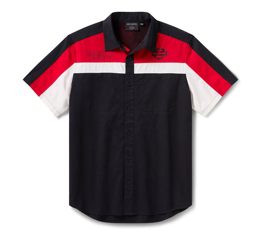 Harley-Davidson® Men's Screamin' Eagle Vented Short Sleeve Mechanics Shirt