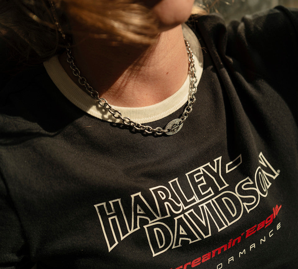 Harley-Davidson® Women's Screamin' Eagle Drop H Ringer Tee