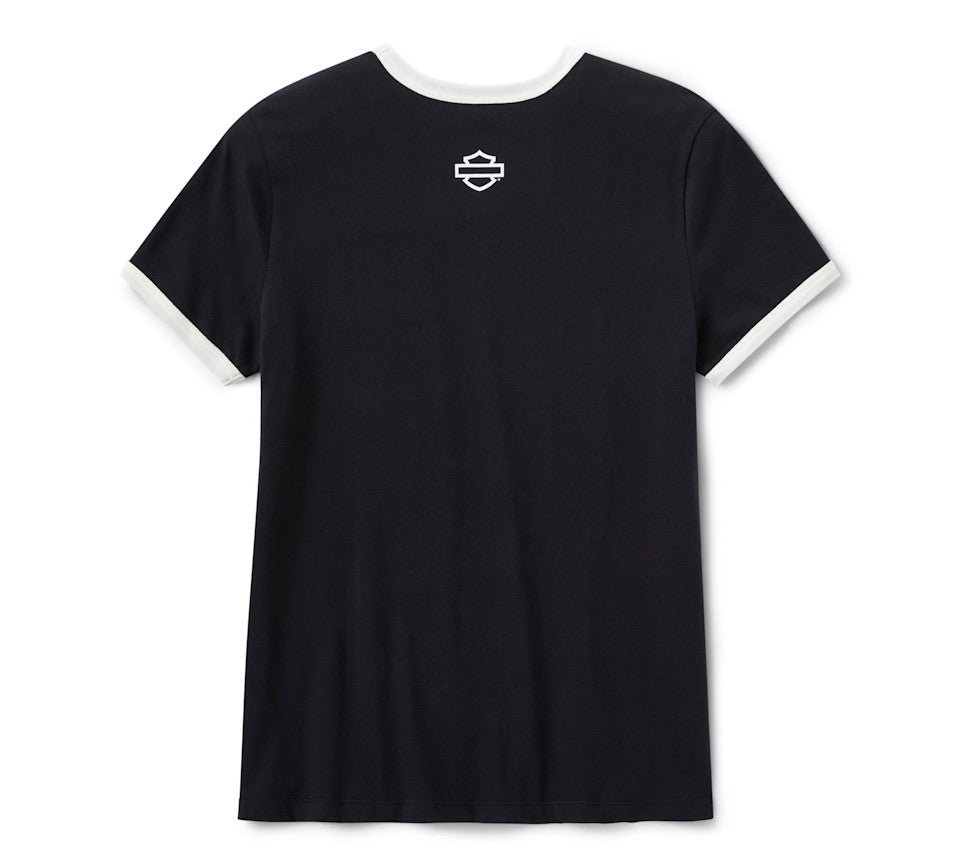 Harley-Davidson® Women's Screamin' Eagle Drop H Ringer Tee
