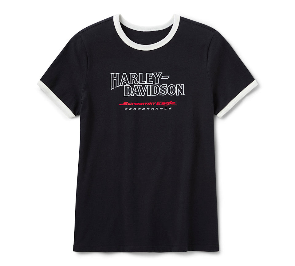 Harley-Davidson® Women's Screamin' Eagle Drop H Ringer Tee