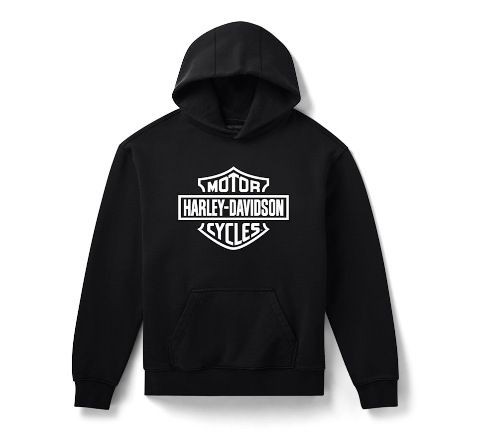 Harley-Davidson® Men's H-D Standard Bar & Shield Pullover Hoodie - Harley Black
