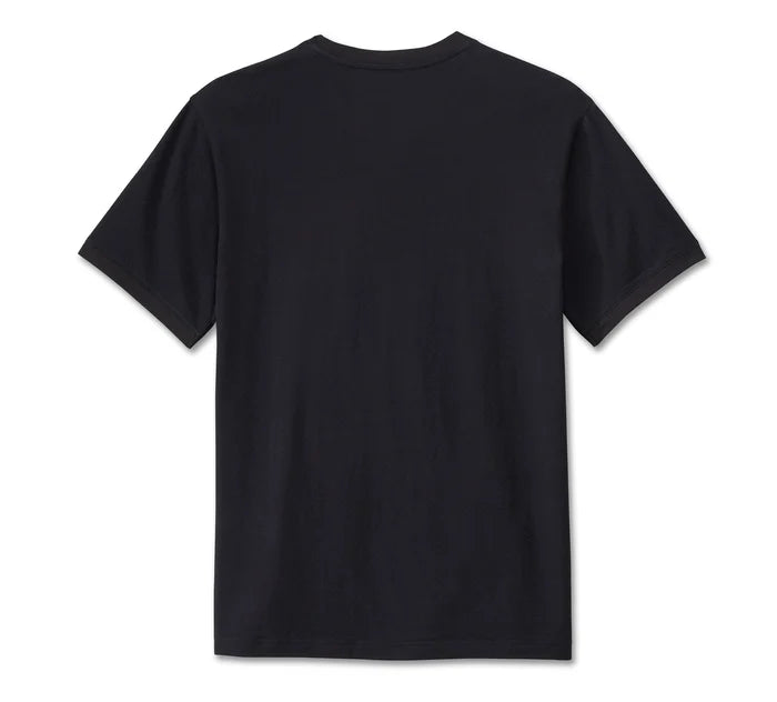 Harley-Davidson® Men's #1 Racing Mesh Ringer Tee - Harley Black