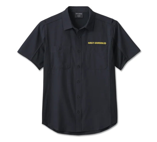 Harley-Davidson® Men's Wicked Short Sleeved Performance Shirt - Harley Black