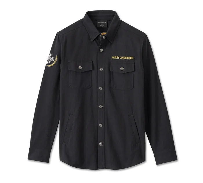 Harley-Davidson® Men's Fairing Long Sleeve Shirt - Harley Black