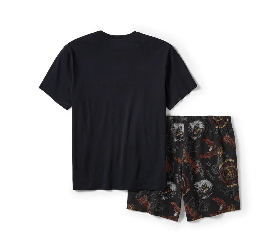 Harley-Davidson® Men's 80's Tank Pajama Shorts Set