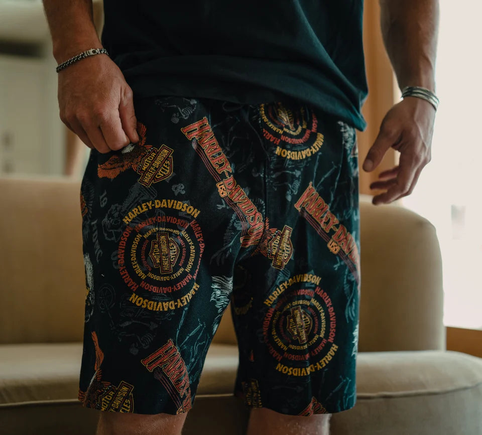 Harley-Davidson® Men's 80's Tank Pajama Shorts Set