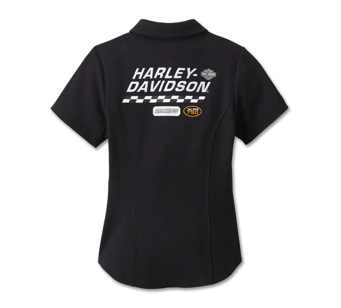 Harley-Davidson® Women's #1 Racing Zip Front Top