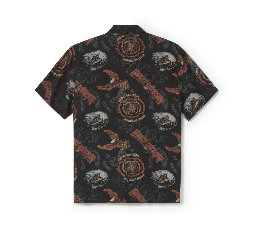 Harley-Davidson® Men's 80s Tank Aloha Short Sleeve Shirt