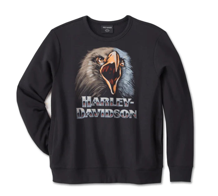 Harley-Davidson® Men's Shadow Bird Crew Neck Sweatshirt