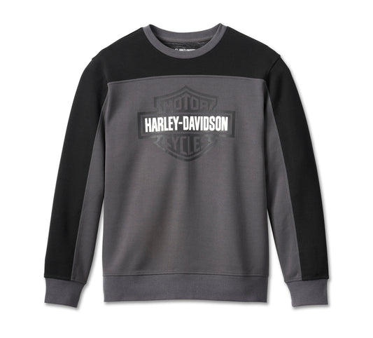 Harley-Davidson® Men's Bar & Shield Colorblock Sweatshirt