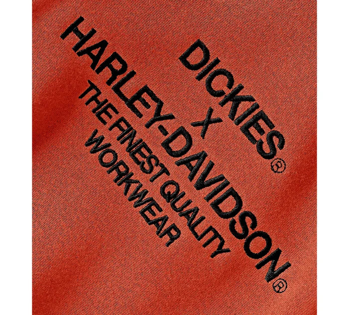 Harley-Davidson® Dickies x H-D Eagle Sleeve Hoodie - Vintage Orange