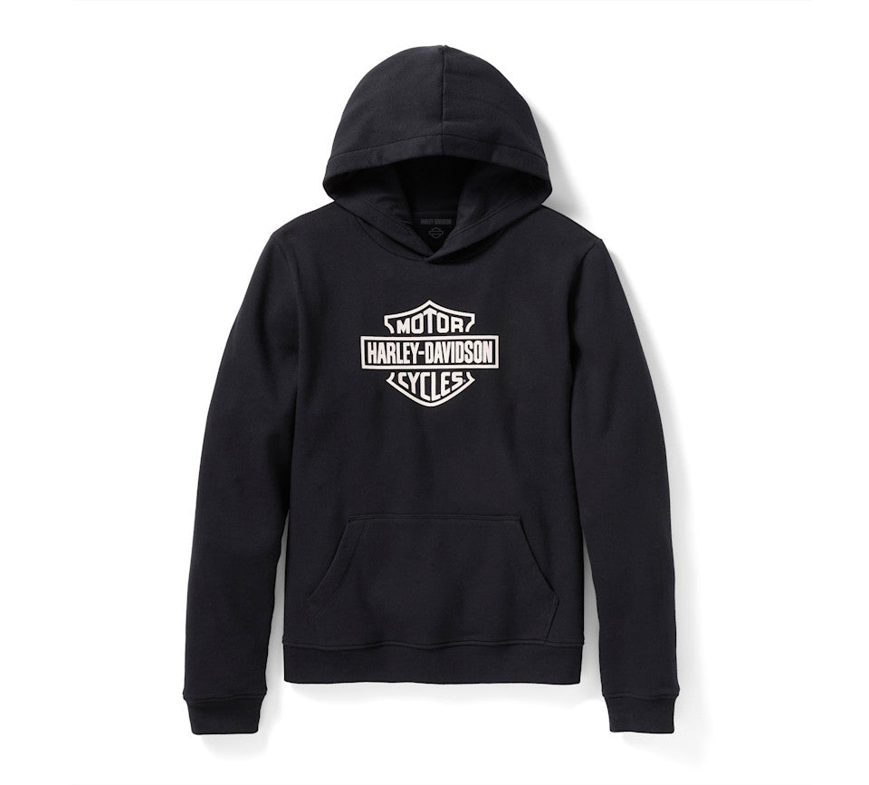 Harley-Davidson® Women's H-D Standard Bar & Shield Pullover Hoodie - Harley Black
