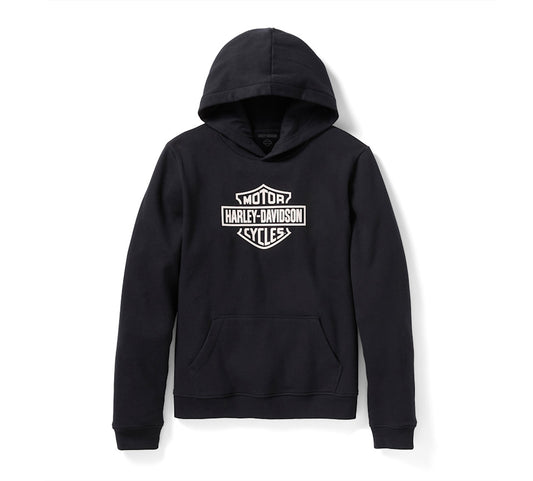 Harley-Davidson® Women's H-D Standard Bar & Shield Pullover Hoodie - Harley Black