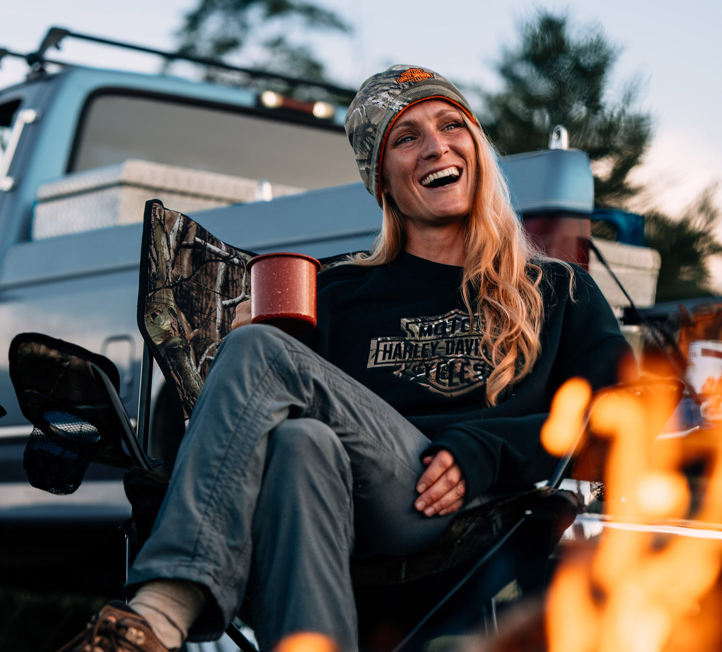 Harley-Davidson® Women's Harley-Davidson x Realtree Graphic Crew