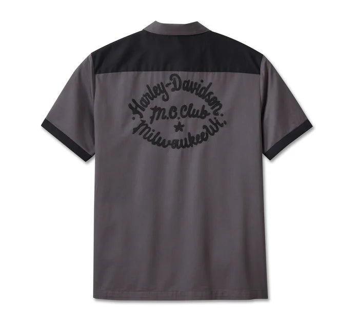 Harley-Davidson® Men's Club Crew Shirt - Blackened Pearl